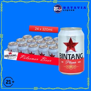 Bintang Pilsener Can 320 ML (24 Cans)