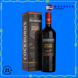 Cockburns Special Reserve Port wine bottle with box
