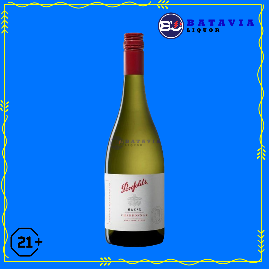 Penfolds Max’s Chardonnay Adelaide Hills White Wine Bottle